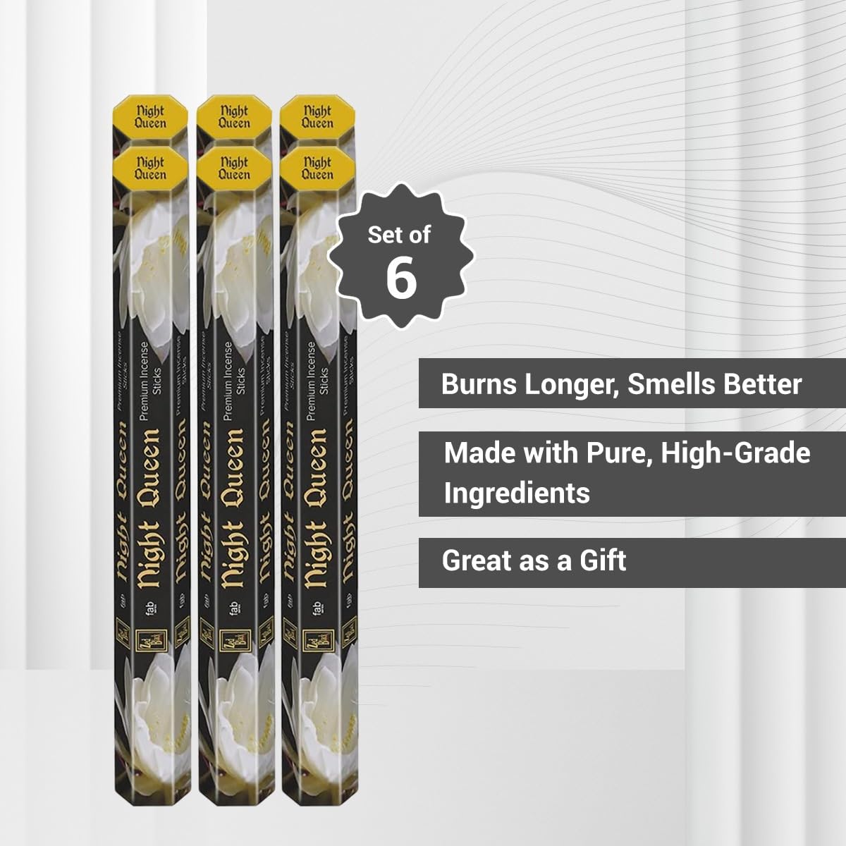 Amazon.com: ZED Black Night Queen Incense Sticks-20 Sticks per Box